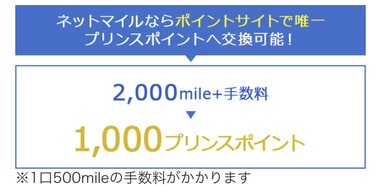 すぐたまのプリンスポイント交換可能の画像